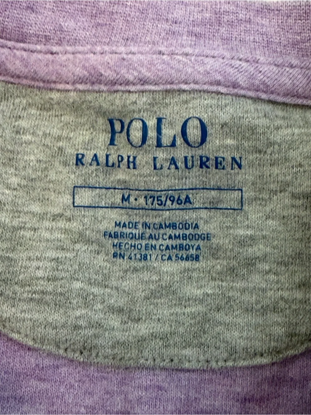Polo Ralph Lauren Sky Lavender Buttery Soft Men’s Sweatshirt